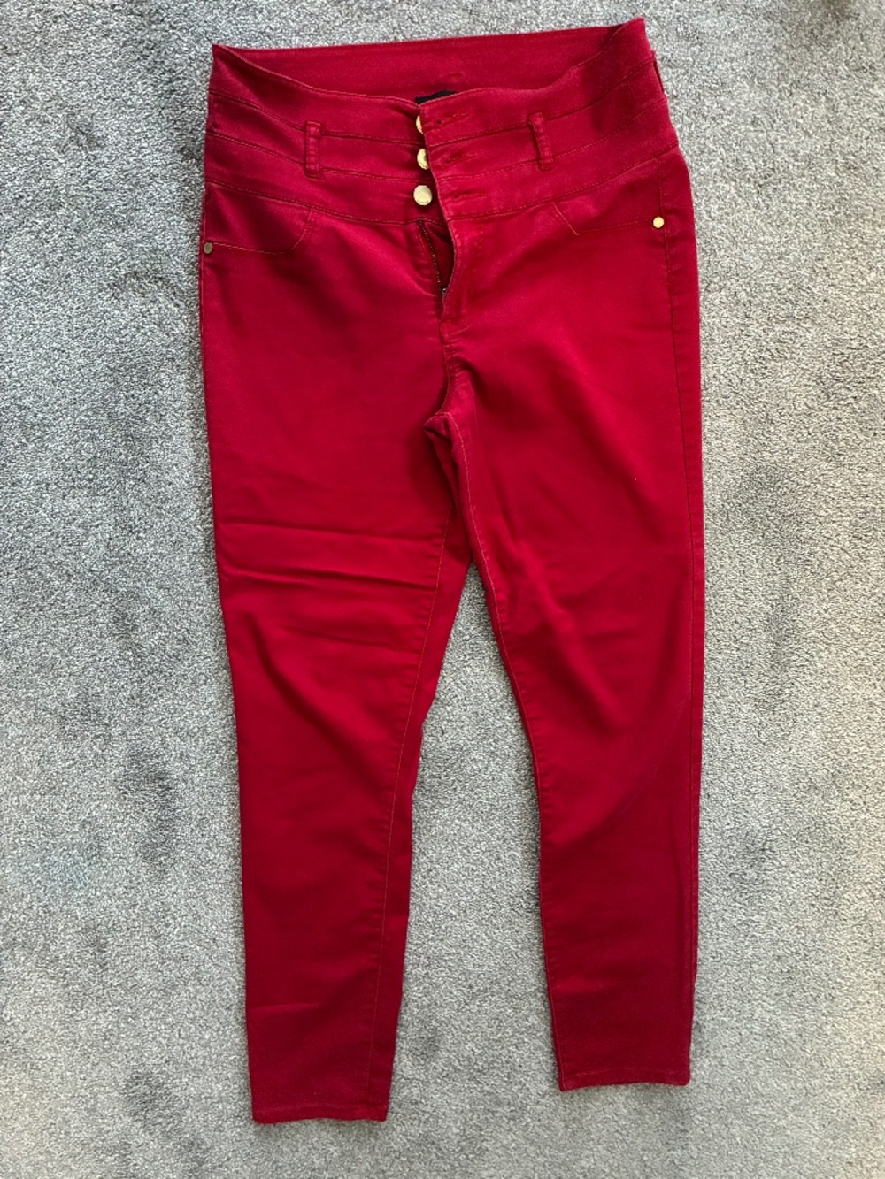 Refuge women’s red pants size 12 stretch